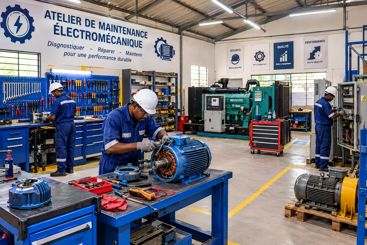 Maintenance électromécanique