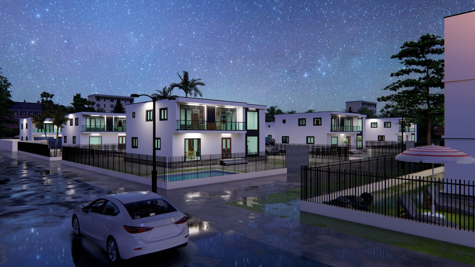 Villa R+2 sur plan —