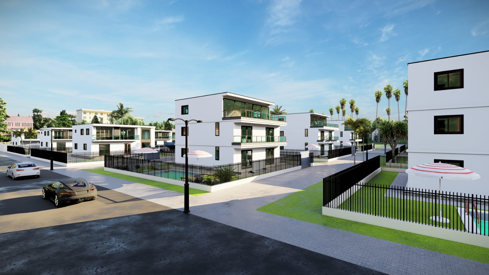vente des maisons de luxe sur plan